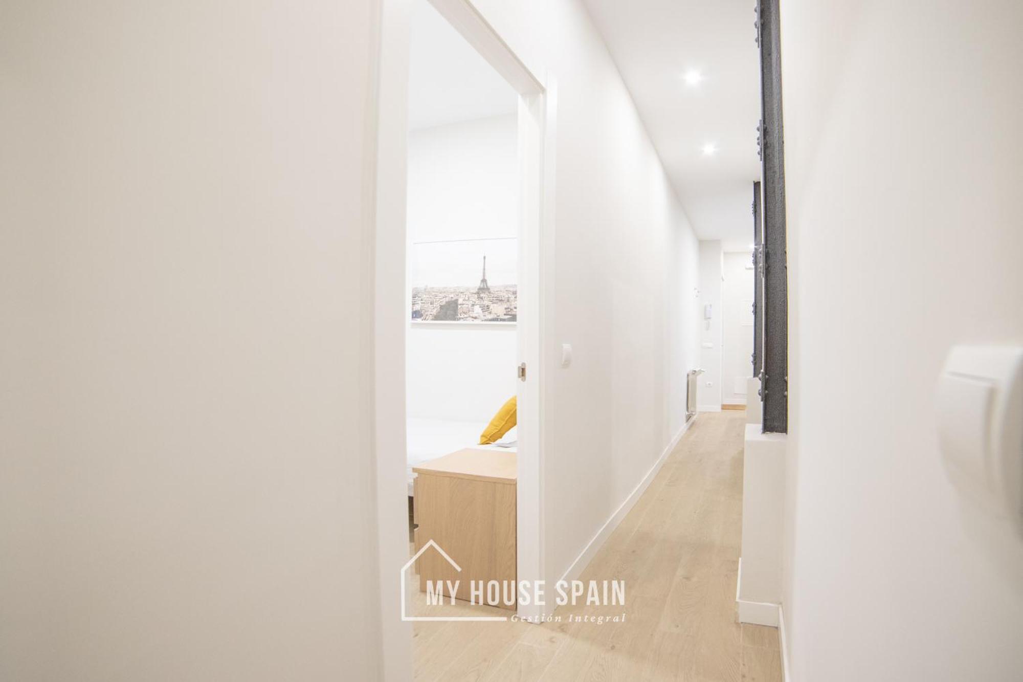 Myhousespain - Acogedor Piso Con Patio En Chamberi Madrid Bagian luar foto